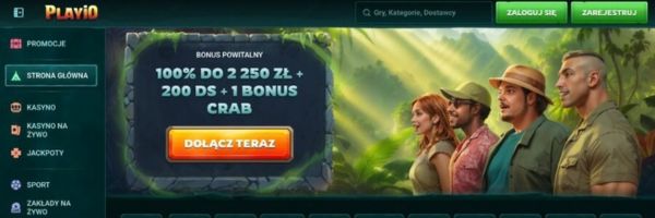 Playio Casino bonus powitalny